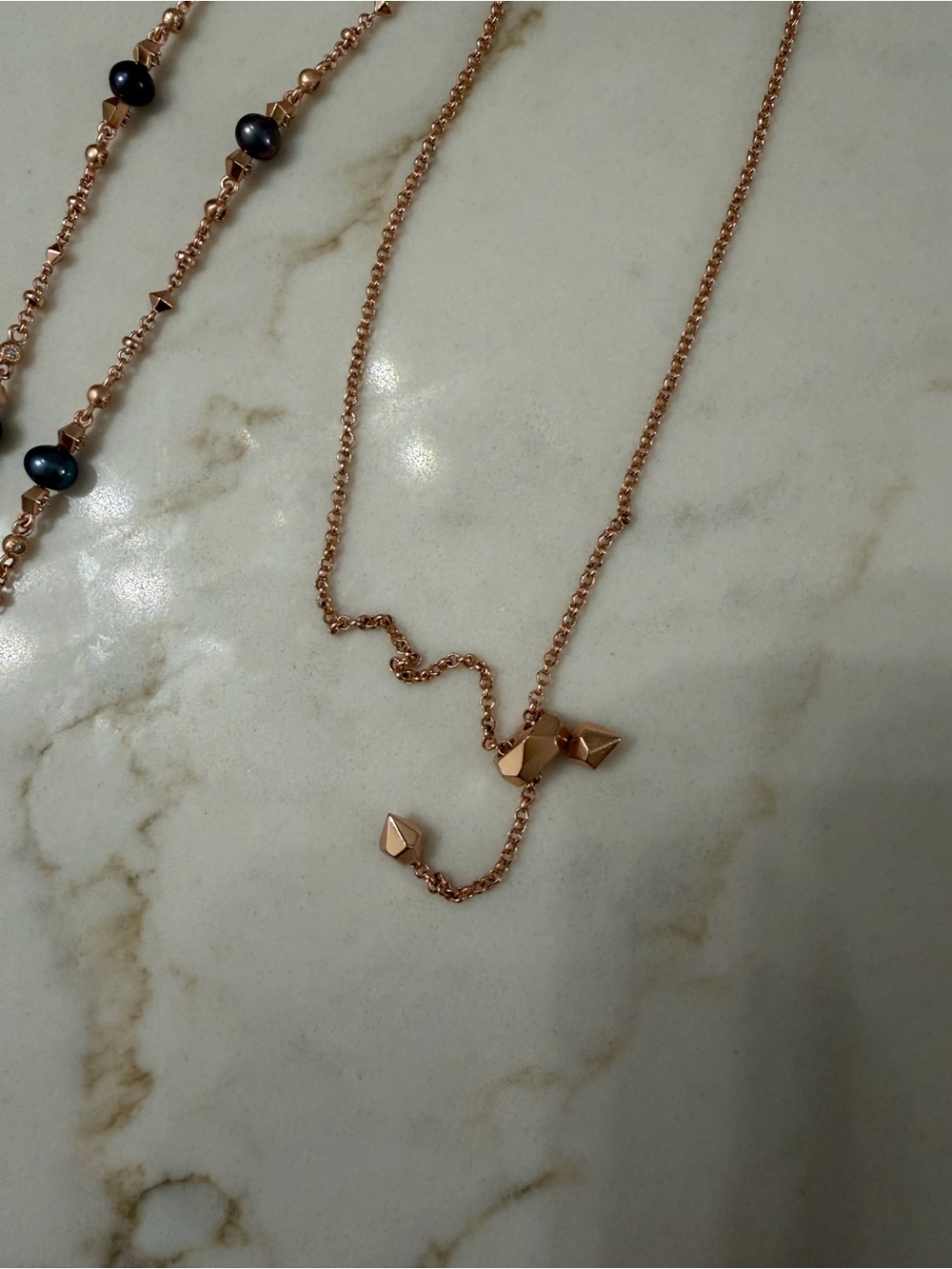 Kendra Scott Rose Gold Lariat Necklace - Picture 4 of 4